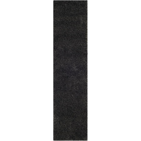 Safavieh 2 x 4 ft. Runner Dark Grey Milan Shag Rug SG180-8484-24